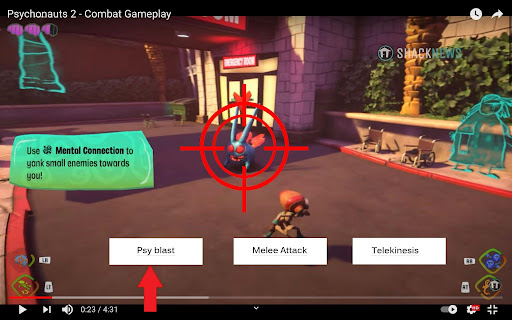 Psychonauts 2 different kill solutions target